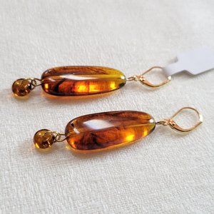 Recycled Vintage Acrylic Earrings